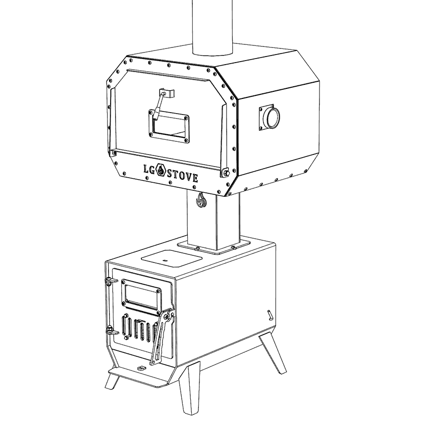 多功能型柴燒爐-柴燒烤箱